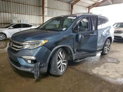 Salvage cars for sale at Greenwell Springs, LA auction: 2017 Honda Pilot Elite