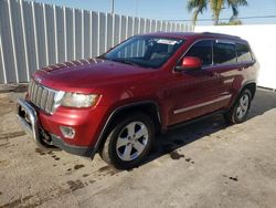 Jeep salvage cars for sale: 2012 Jeep Grand Cherokee Laredo