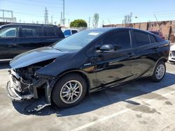 Salvage cars for sale from Copart Wilmington, CA: 2016 Toyota Prius