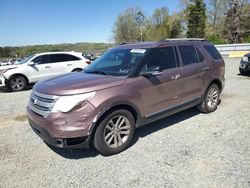 Salvage cars for sale at Concord, NC auction: 2014 Ford Explorer XLT