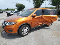 Salvage cars for sale from Copart Orlando, FL: 2017 Nissan Rogue S