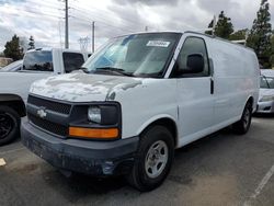 Salvage trucks for sale at Rancho Cucamonga, CA auction: 2007 Chevrolet Express G1500