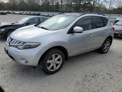 Nissan Murano S salvage cars for sale: 2009 Nissan Murano S