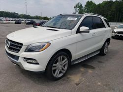 Salvage cars for sale from Copart Dunn, NC: 2013 Mercedes-Benz ML 350 4matic