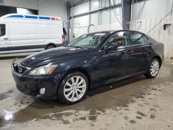 Lexus IS 250 salvage cars for sale: 2008 Lexus IS 250