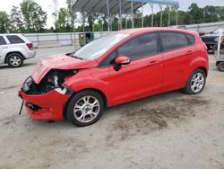 Salvage cars for sale at Spartanburg, SC auction: 2014 Ford Fiesta SE