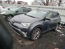 Salvage cars for sale at New Britain, CT auction: 2016 Toyota Rav4 Limited
