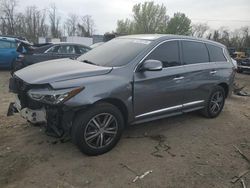 Salvage cars for sale from Copart Baltimore, MD: 2020 Infiniti QX60 Luxe