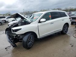 Carros salvage a la venta en subasta: 2018 Infiniti QX60