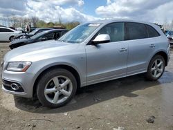 Salvage cars for sale at Duryea, PA auction: 2017 Audi Q5 Premium Plus