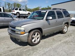 Salvage cars for sale at Spartanburg, SC auction: 2002 Chevrolet Tahoe K1500