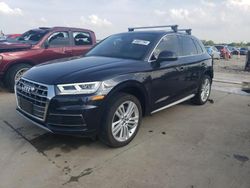 Salvage cars for sale at Grand Prairie, TX auction: 2019 Audi Q5 Premium Plus