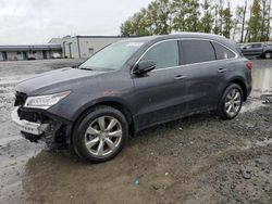 Salvage cars for sale at Arlington, WA auction: 2015 Acura MDX Advance