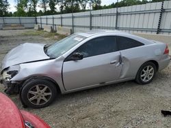 Salvage cars for sale from Copart Spartanburg, SC: 2004 Honda Accord EX