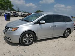 Salvage cars for sale at Haslet, TX auction: 2015 Honda Odyssey Touring