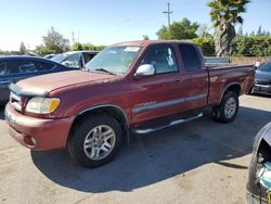 Salvage cars for sale at San Martin, CA auction: 2003 Toyota Tundra Access Cab SR5