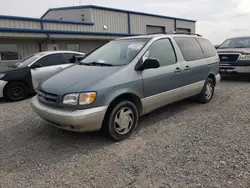Salvage cars for sale at Earlington, KY auction: 1999 Toyota Sienna LE