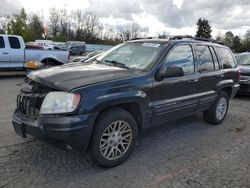 Jeep Grand Cherokee salvage cars for sale: 2004 Jeep Grand Cherokee Limited