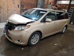 Salvage cars for sale at Ebensburg, PA auction: 2011 Toyota Sienna XLE