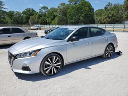 Nissan Altima SR salvage cars for sale: 2019 Nissan Altima SR