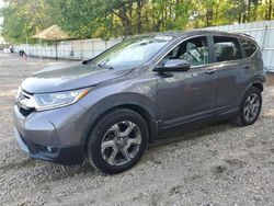 Salvage cars for sale at Knightdale, NC auction: 2017 Honda CR-V EXL