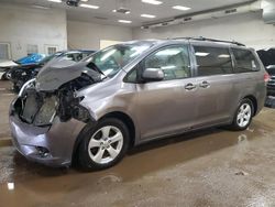 Salvage cars for sale from Copart Davison, MI: 2011 Toyota Sienna LE