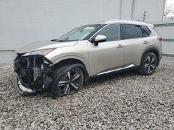 Salvage cars for sale at Columbus, OH auction: 2021 Nissan Rogue SL