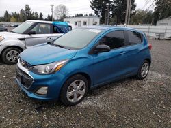 Salvage cars for sale from Copart Graham, WA: 2020 Chevrolet Spark LS