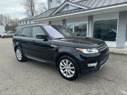 Land Rover Range Rover Sport HSE salvage cars for sale: 2016 Land Rover Range Rover Sport HSE