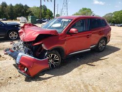 Salvage cars for sale at China Grove, NC auction: 2018 Mitsubishi Outlander SE