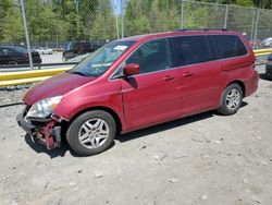 Salvage cars for sale at Waldorf, MD auction: 2005 Honda Odyssey EX