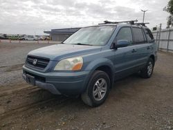 Honda Pilot exl salvage cars for sale: 2005 Honda Pilot EXL