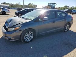 Honda salvage cars for sale: 2012 Honda Civic EX