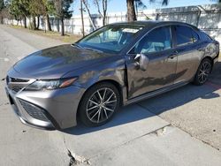 Salvage cars for sale at Rancho Cucamonga, CA auction: 2021 Toyota Camry SE