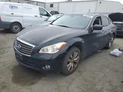 Salvage cars for sale at Vallejo, CA auction: 2013 Infiniti M37