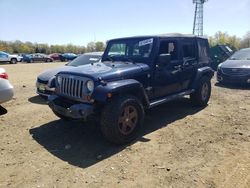 Jeep salvage cars for sale: 2013 Jeep Wrangler Unlimited Sport