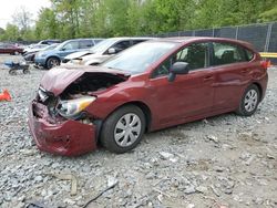 Salvage cars for sale from Copart Waldorf, MD: 2014 Subaru Impreza