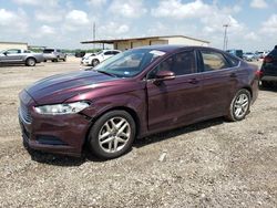 Salvage cars for sale at Temple, TX auction: 2013 Ford Fusion SE