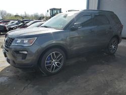 Ford Explorer salvage cars for sale: 2019 Ford Explorer Sport