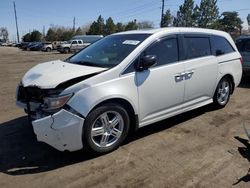 Salvage cars for sale at Denver, CO auction: 2012 Honda Odyssey Touring