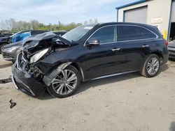 Salvage cars for sale at Duryea, PA auction: 2017 Acura MDX Technology