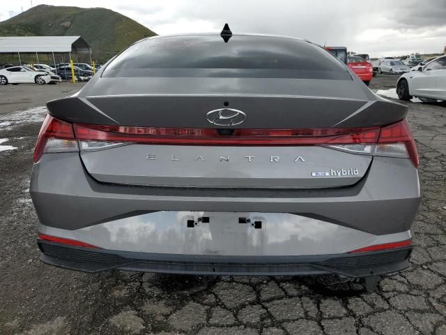 2022 Hyundai Elantra Blue