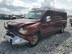 Salvage cars for sale from Copart Cartersville, GA: 2012 Nissan NV 2500