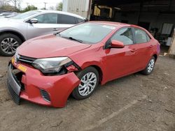 Salvage cars for sale from Copart New Britain, CT: 2016 Toyota Corolla L