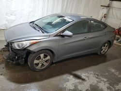 Salvage cars for sale from Copart Ebensburg, PA: 2013 Hyundai Elantra GLS