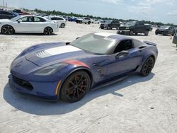 Salvage vehicles for parts for sale at auction: 2017 Chevrolet Corvette Grand Sport 2LT