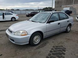Salvage cars for sale at Fredericksburg, VA auction: 1996 Honda Civic DX