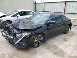 Salvage cars for sale from Copart Haslet, TX: 2016 Honda Civic EX