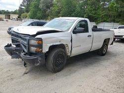 Salvage trucks for sale at Knightdale, NC auction: 2015 Chevrolet Silverado C1500