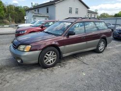 Salvage cars for sale at York Haven, PA auction: 2001 Subaru Legacy Outback AWP